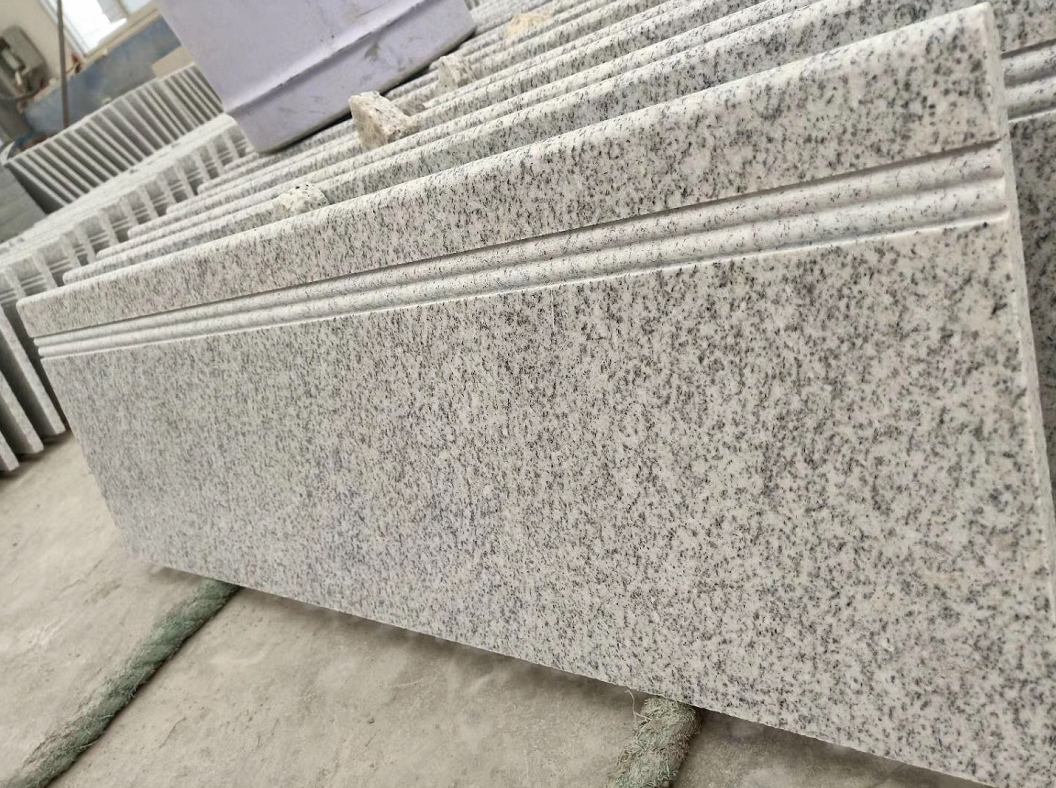 shandong white granite steps