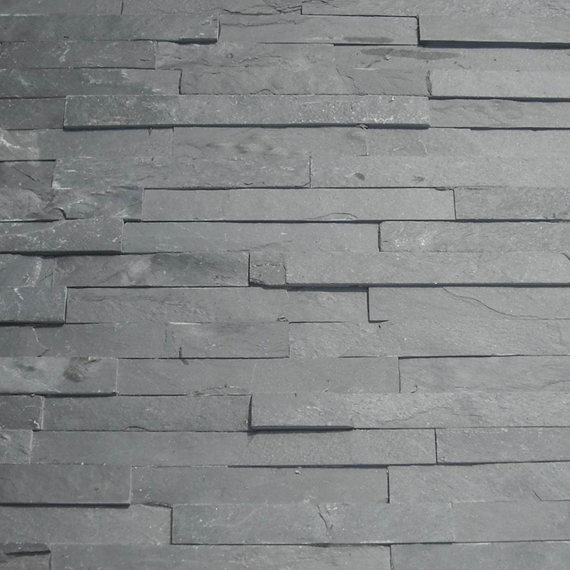 Black Slate Natural Split Culture Stone Wall Cladding