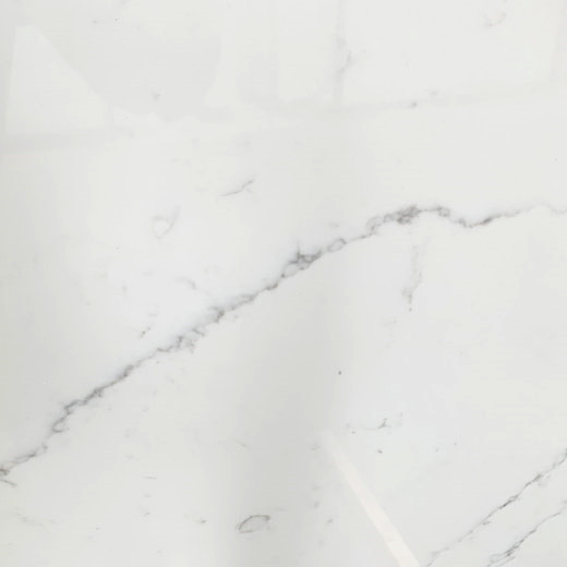 White Engineered Kitchen Countertop China Quartz Slabs Marble Color