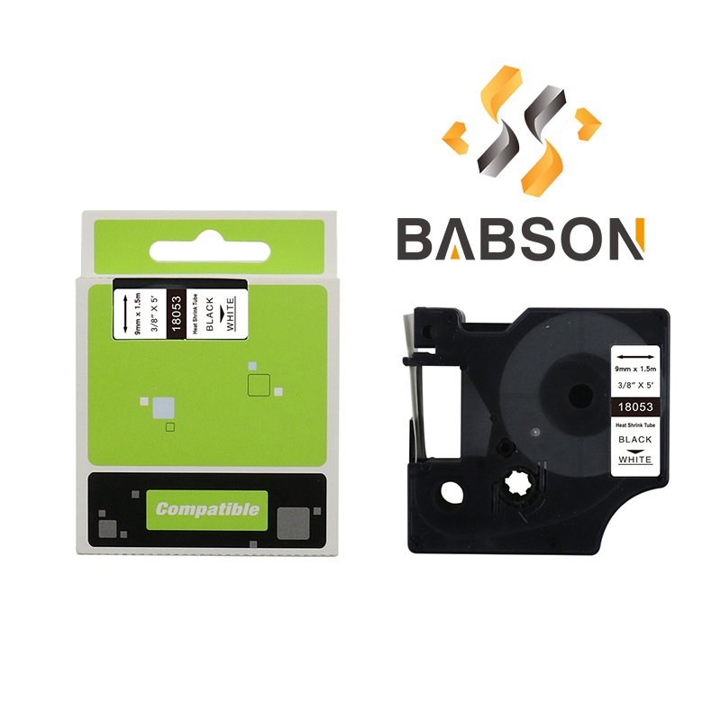 Rhino 18053 Heat Shrink Label Tape Use For Dymo RhinoPRO 3000/4200/5000/5200/6000/ILP-219 LabelMakers