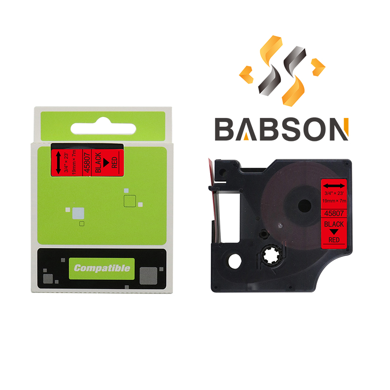 D1 45807 Label Tape Use For Dymo LabelManager 300/350/360/400/420P/500TS/360D/420P/500TS