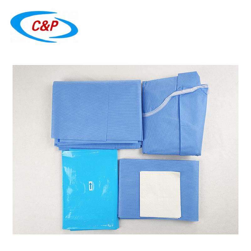 Hospital Operation Room Disposable Lithotomy Surgical Drape Pack