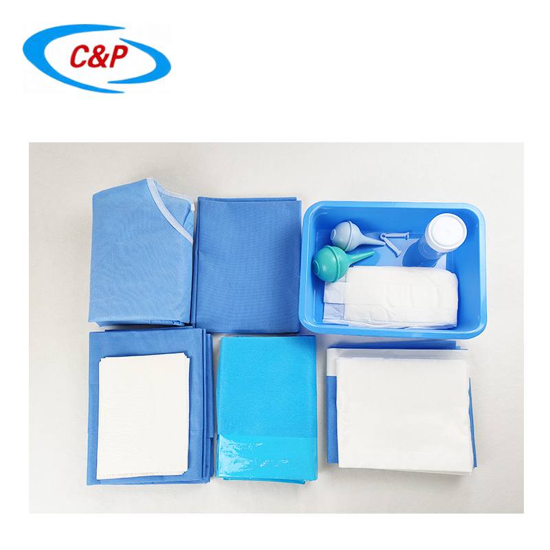 CE ISO13485 Certificate Disposable Obstetrical Delivery Surgical Drape Pack Manufacturer Wholesale