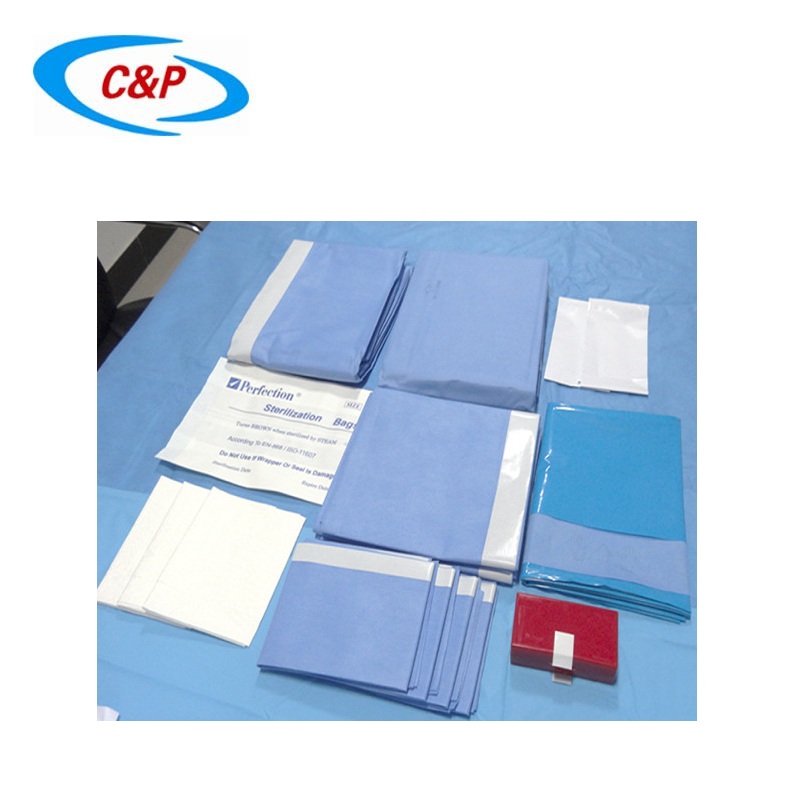 CE Certificated Hot Sale Disposable Sterile Split Drape Pack For Medical Use