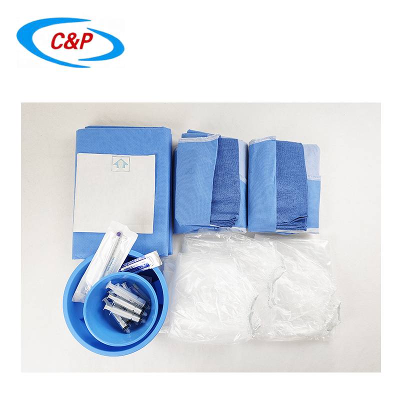 Customized Disposable Angiography Surgical Drape Pack Factory Supply