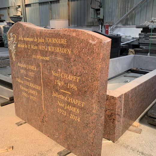Unique Headstone for Graves Cemetery Headstone Designs France Granite Flat Headstones