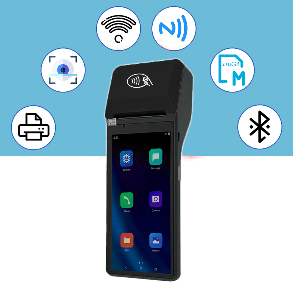 6 Inch CE Certification Smart POS Terminal With NFC And Fingerprint Z300