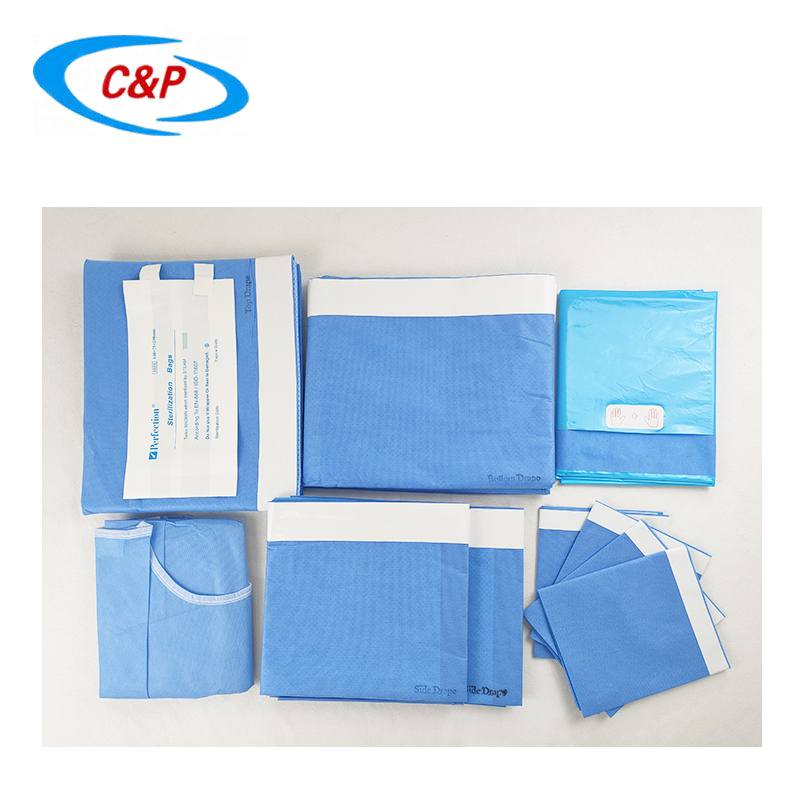 Hot Sale Disposable Sterile Universal Surgical Drape Pack Kits