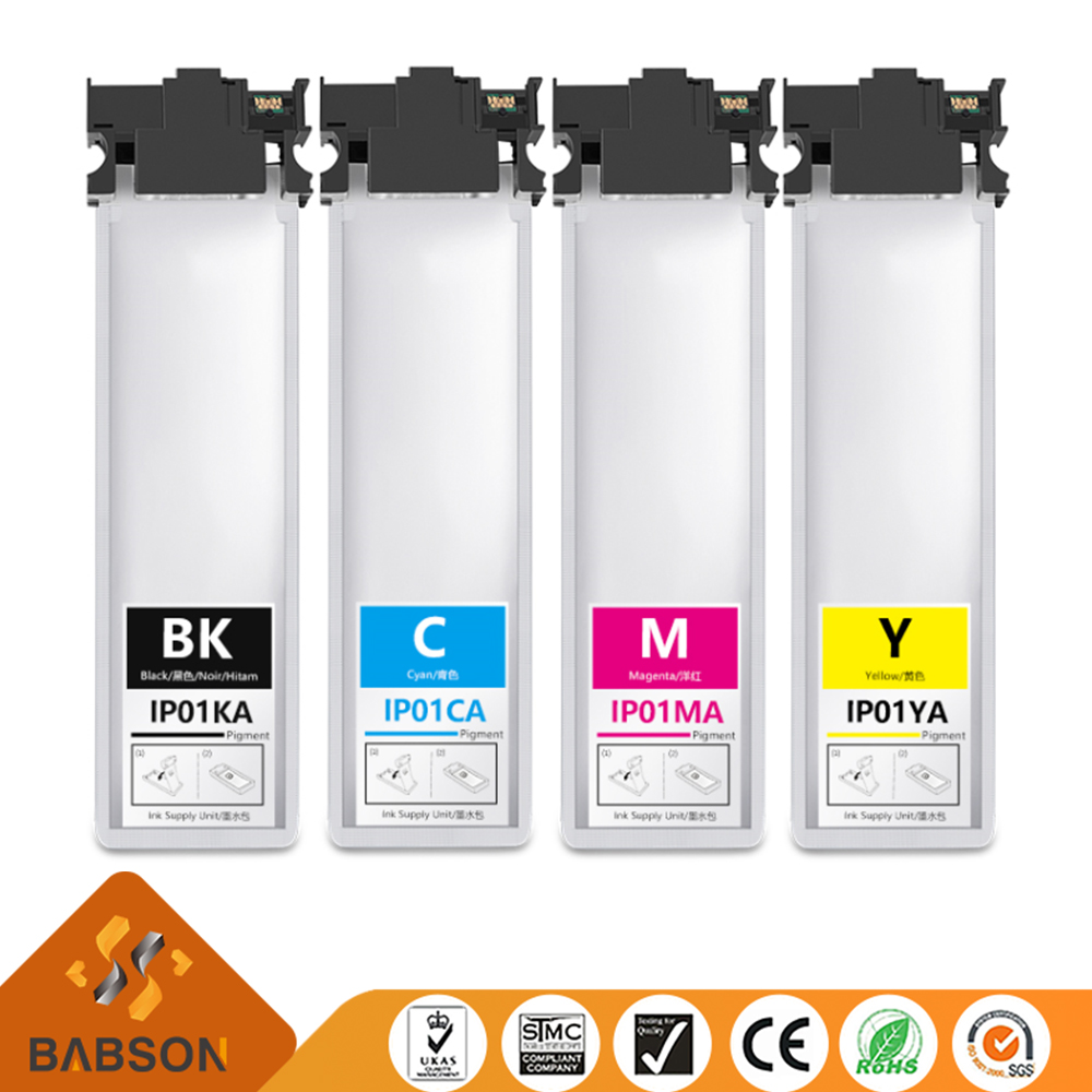 IP01KA IP01CA IP01MA IP01YA Premium Color Compatible Ink Bag Cartridge for Epson PX-M884F Printer