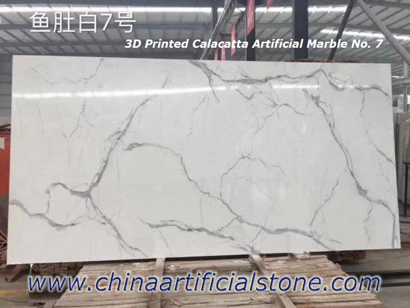 3D Printed Artificial Marble Slabs