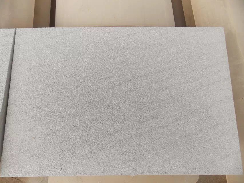 white wooden sandstone tiles