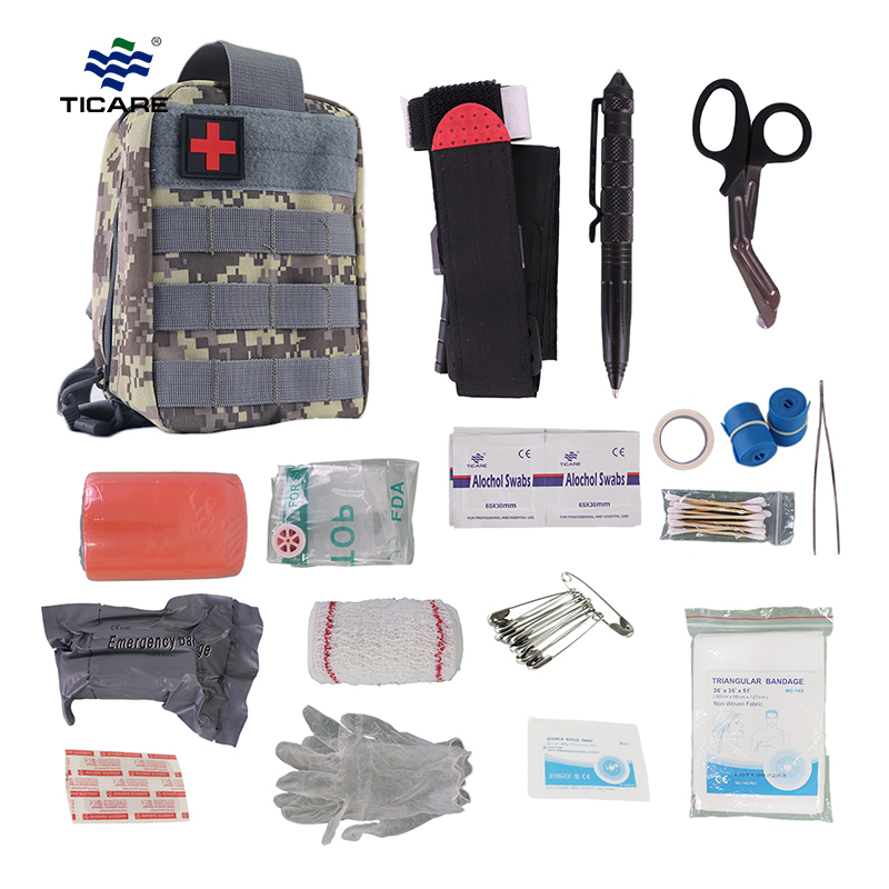 Medical First Aid Pouch Tactical Camo