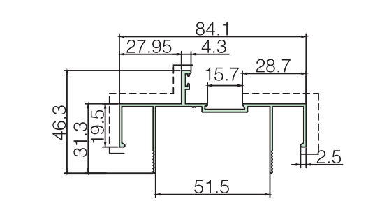 Good quality aluminum frame profile aluminium doors windows for south africa