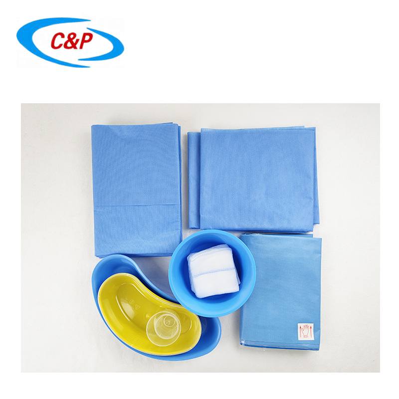 Medical Consumables Disposable SMS Nonwoven Delivery Surgery Drape Kits Supplier