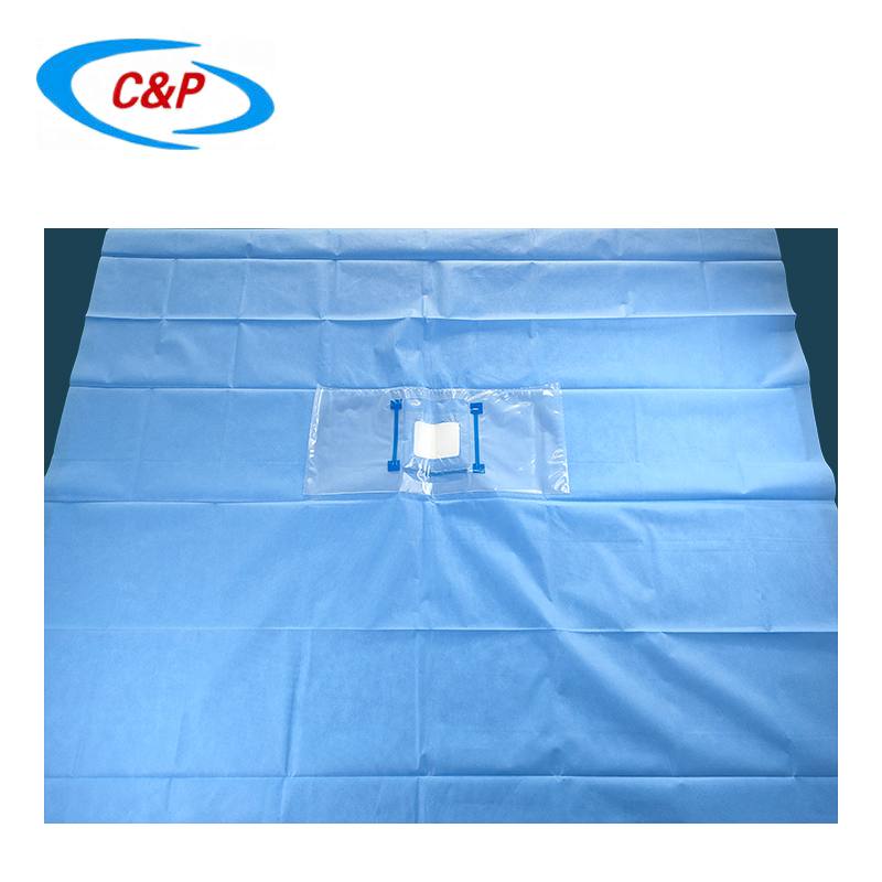 Disposable Sterile Eye Surgical Drape with Fenestrated Incise and Pouch