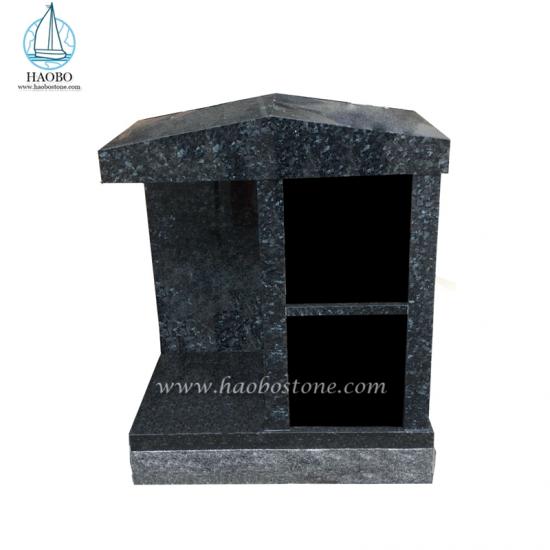 Blue Pearl Granite 2 Niches Private Cremation Columbarium