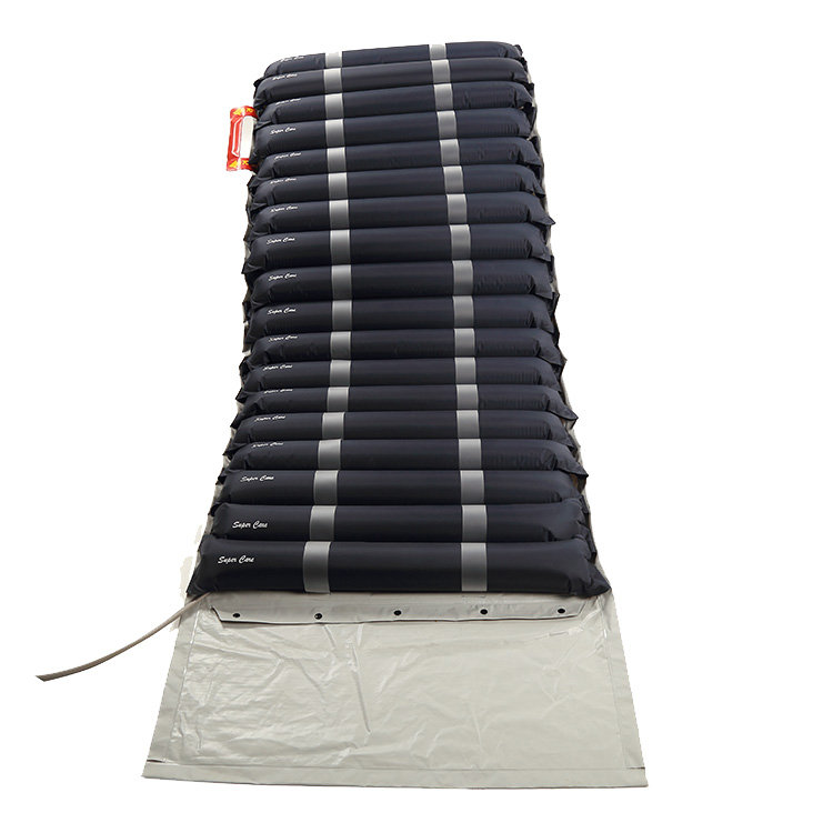 Alternating pressure medical nursing care bed anti-decubitus air mattress with pump