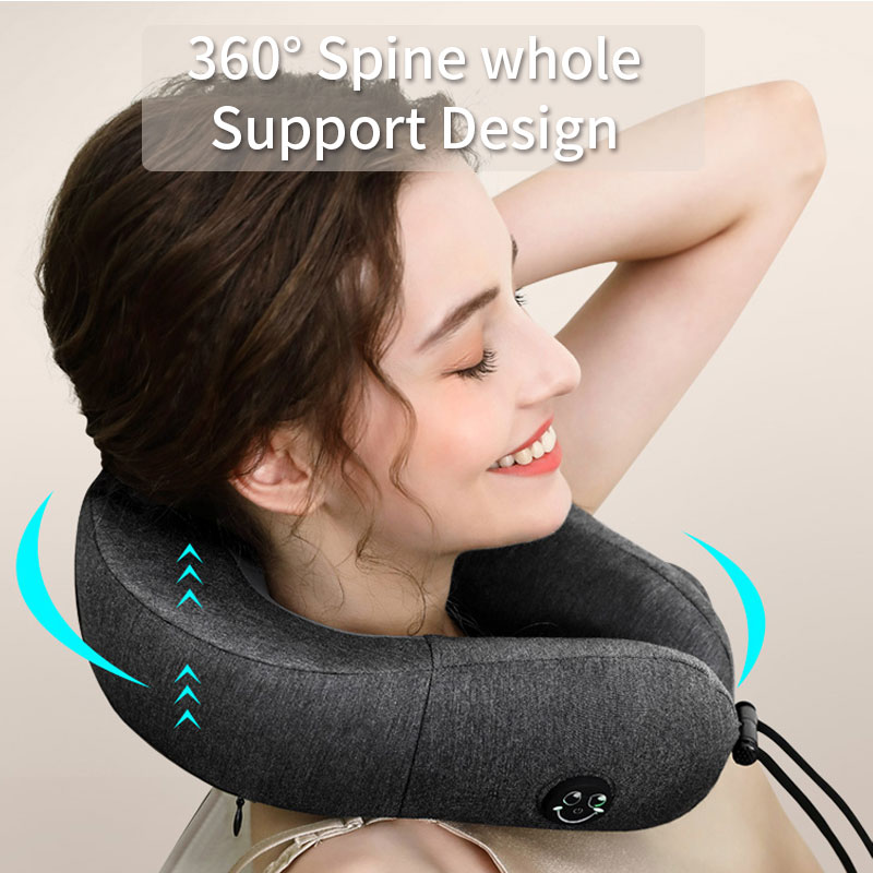 Portable U Shape Versatile Neck Massage Pillow