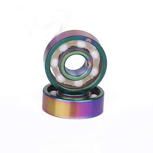 608 Skateboard Bearings with Rainbow Color