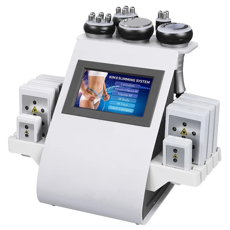 6 in 1 40K Ultrasonic RF Cavitation Lipo Laser Slimming Beauty Machine