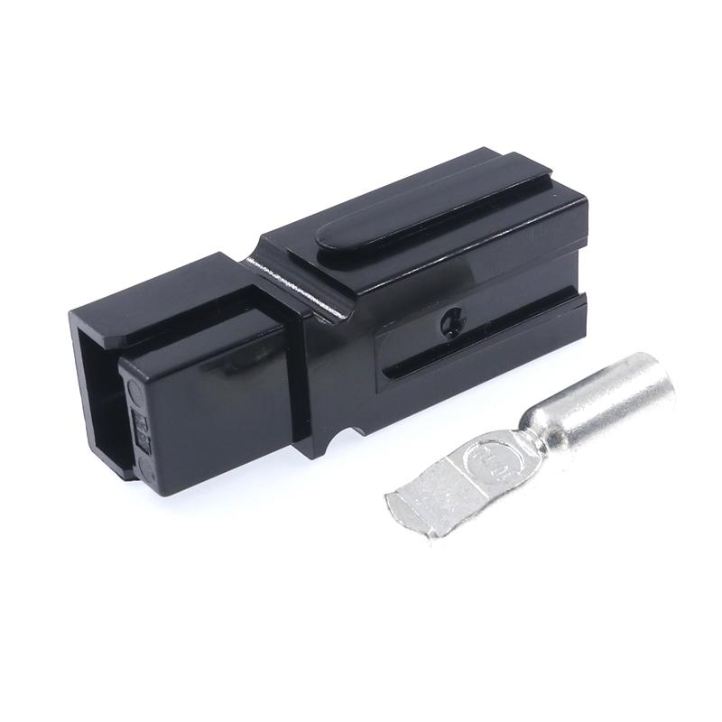 Single pole SP75A 8 gauge battery cable connector red and black