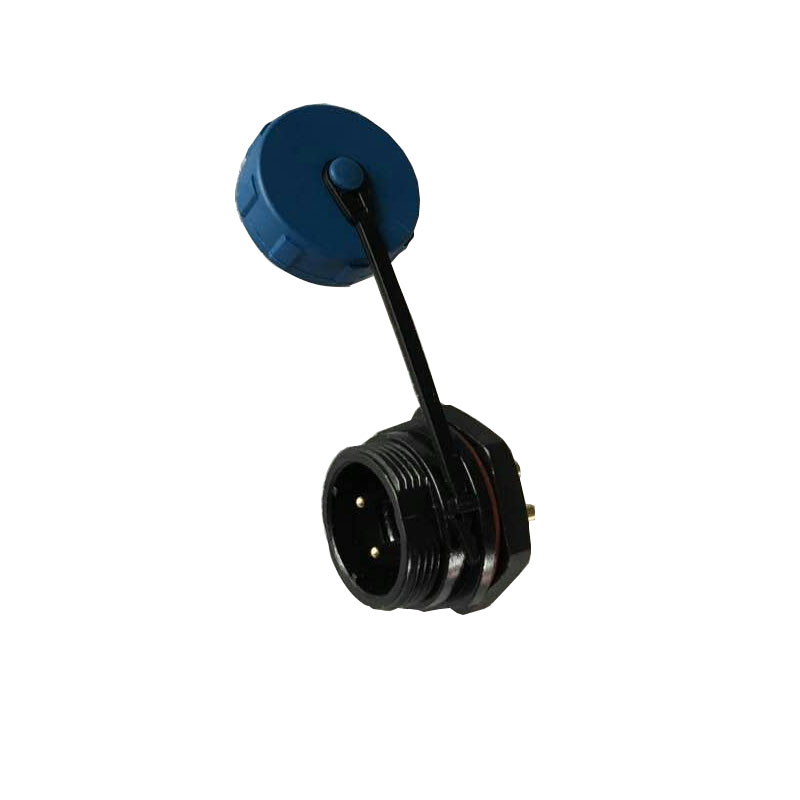 ip68 plastic female series socket 2 3 4 5 6 7 9 pins rear nut mount SP1312 connector